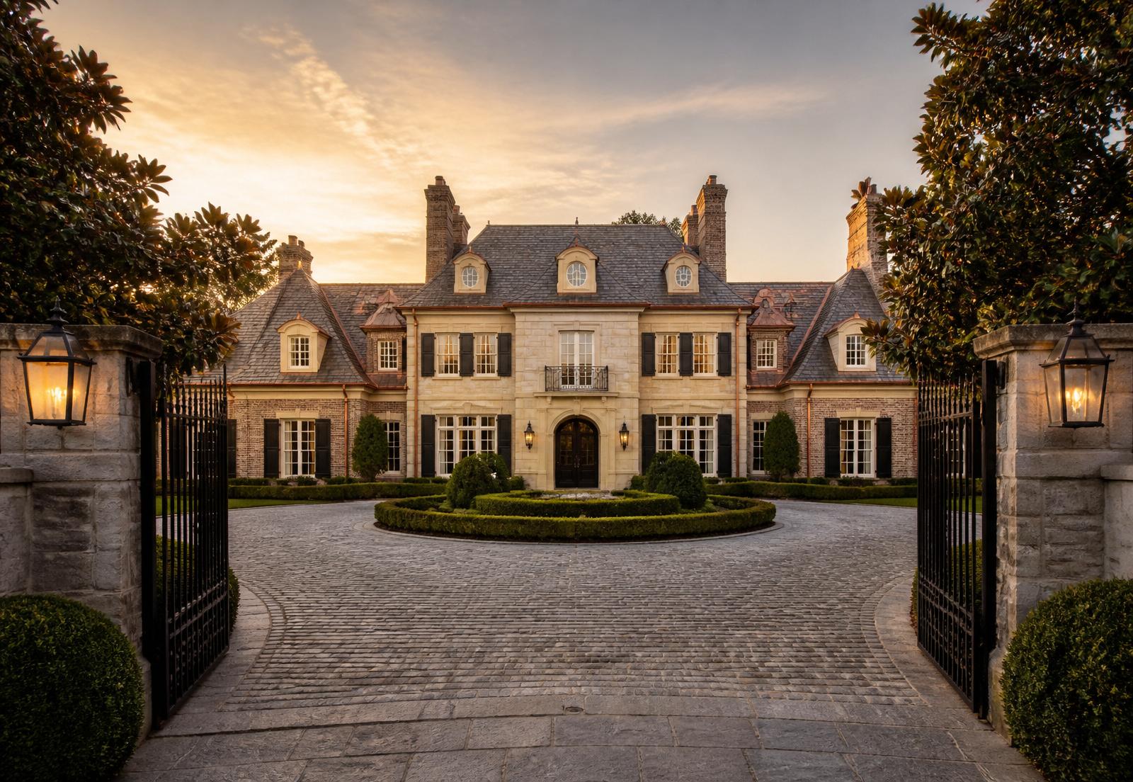 European-Inspired Estate Homes